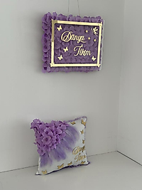 Ledli kapı süsü takı yastığı