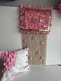 Ledli Bebek Kapı Süsü Ve  Bebek Takı Yastığı